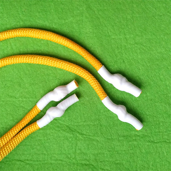 Round Polyester Drawstring Cord With Heat Shrink Tube Tips