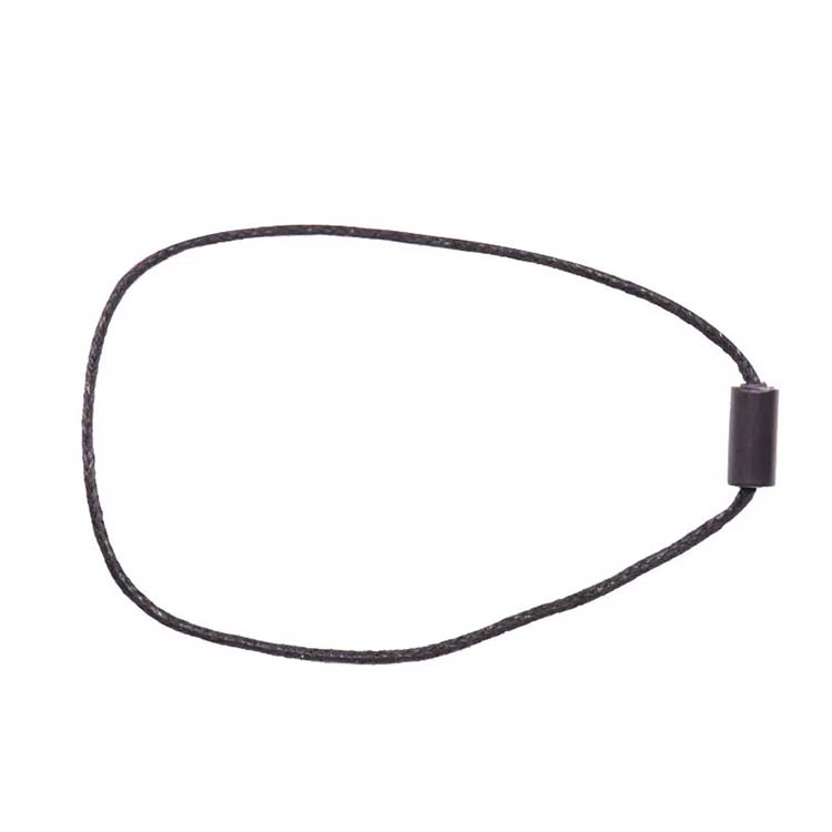 Customized Free Samples Various Patterns Black Garment Processing Accessories Hang Tags String