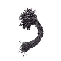 Customized Free Samples Various Patterns Black Garment Processing Accessories Hang Tags String