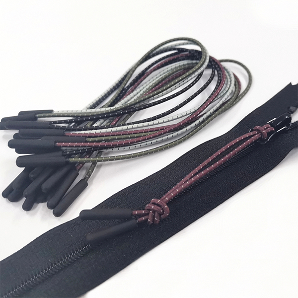 Personalized Rubber Head Elastic Cord Zipper Puller