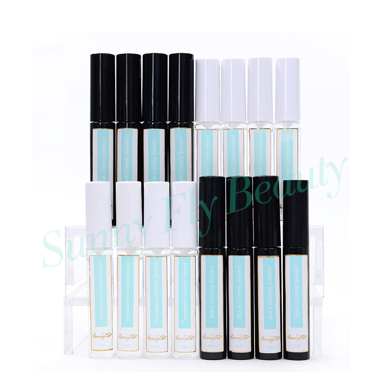 Eyelash Extension Coating Sealant, Black & Transparent