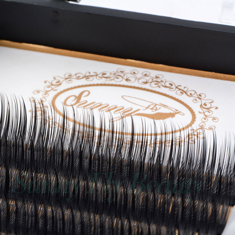 Camellia Eyelash Extension, Wispy PBT Fiber, Pure Handmade
