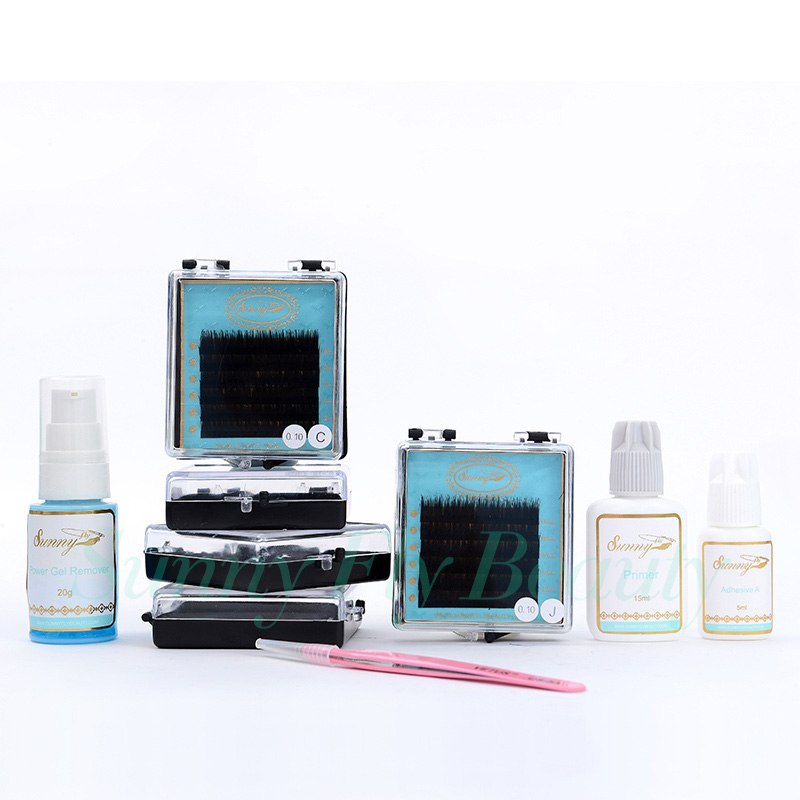 Camellia Eyelash Extension, Wispy PBT Fiber, Pure Handmade