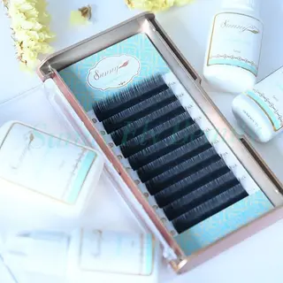 Mink Eyelash Extension,  PBT Fiber, 100% Handmade