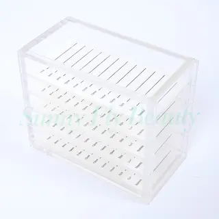 5-layer Eyelash Storage Box, Acrylic, Transparent