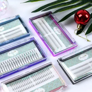 2D Premade Eyelash Extension Fans, PBT Fiber, 100% Handmade