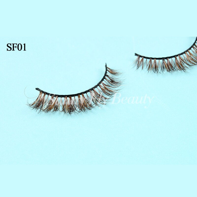 100% Handmade Siberian Sable Mink Fur Lashes