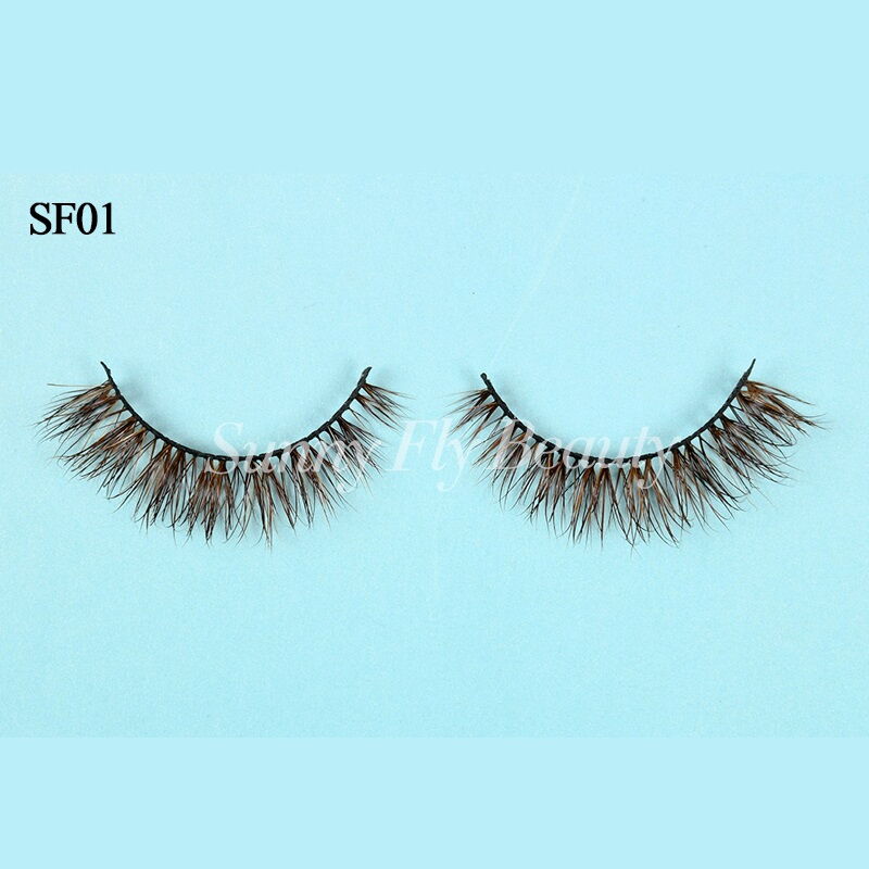 100% Handmade Siberian Sable Mink Fur Lashes