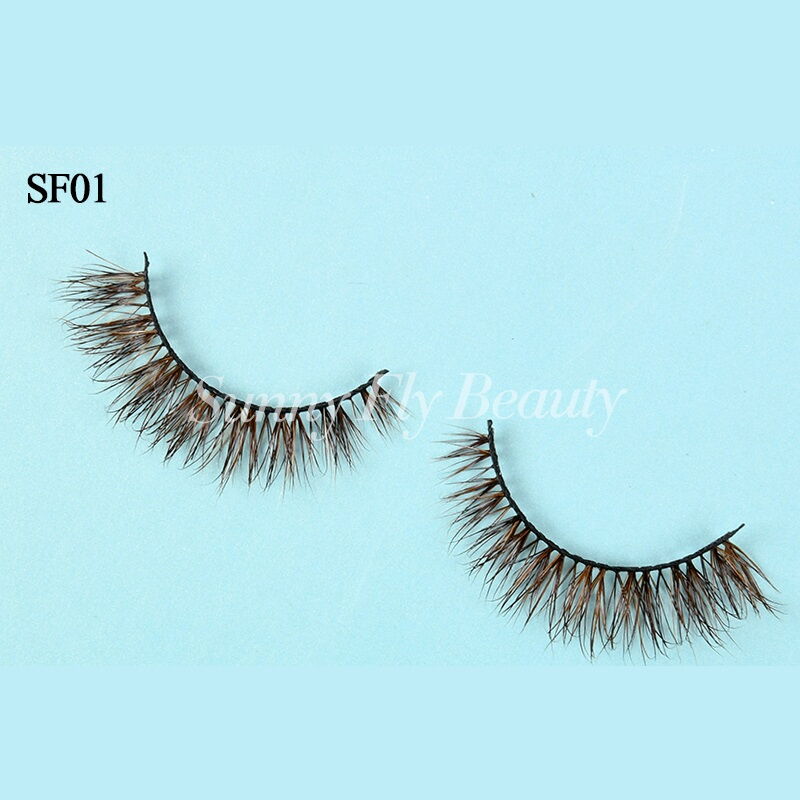 100% Handmade Siberian Sable Mink Fur Lashes