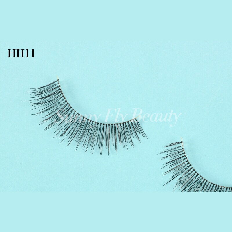 100% Real Human Hair False Eyelashes