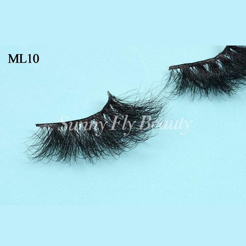 25 MM Long Mink Eyelashes, 3D, Multi-layered