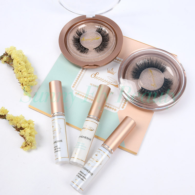 3D Faux Mink Magnetic Lashes, Natural Crisscross Wispy
