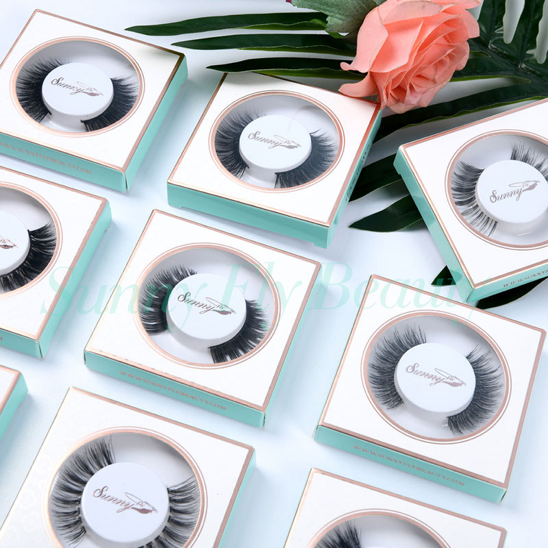 3D Faux Mink Magnetic Lashes, Natural Crisscross Wispy