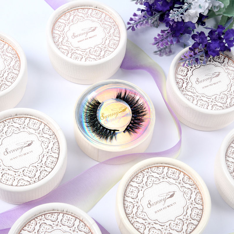 3D Mink Magnetic Eyelashes, Natural Dense, Dramatic Feather-Shaped
