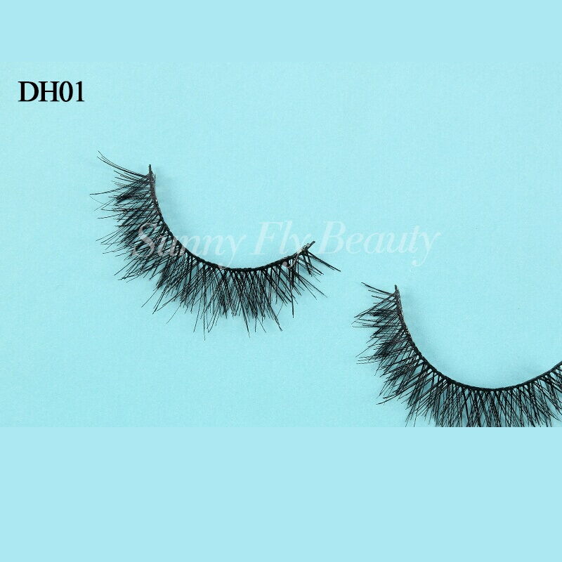 Double Layered Human Hair Strip Lashes