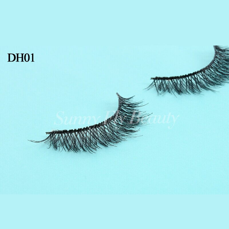 Double Layered Human Hair Strip Lashes