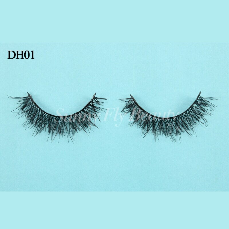 Double Layered Human Hair Strip Lashes
