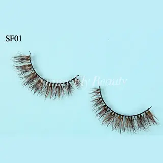 100% Handmade Siberian Sable Mink Fur Lashes