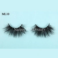 25 MM Long Mink Eyelashes, 3D, Multi-layered