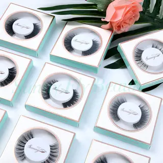 3D Faux Mink Magnetic Lashes, Natural Crisscross Wispy