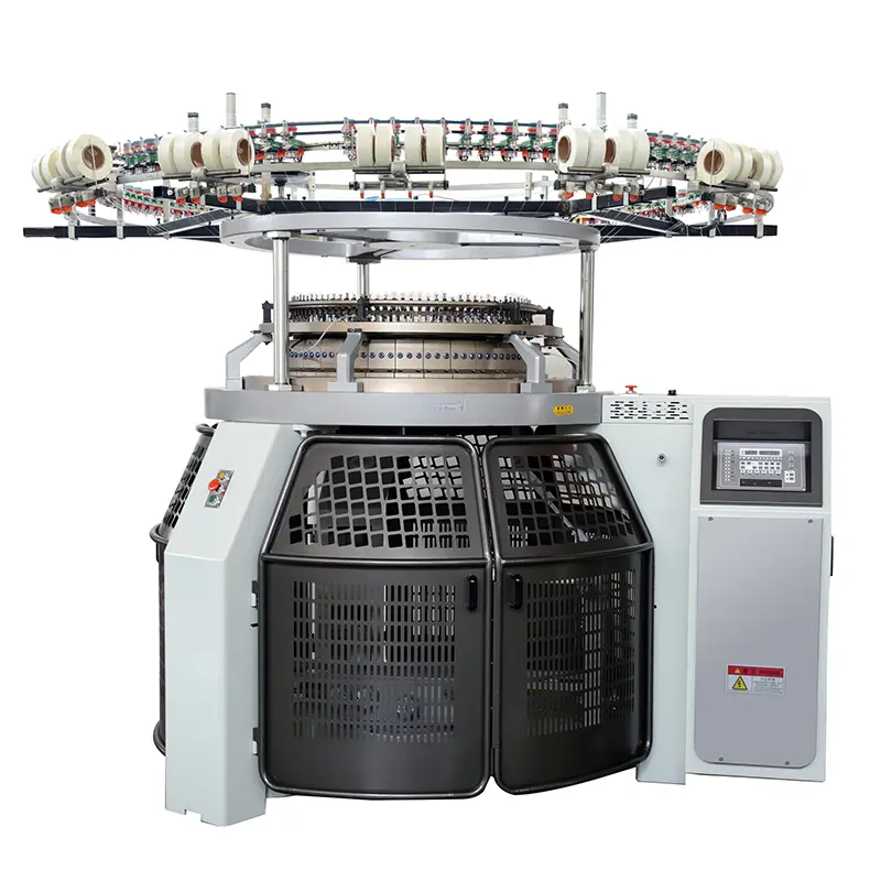 Single Jersey Three Thread Fleece Circular Knitting Machine