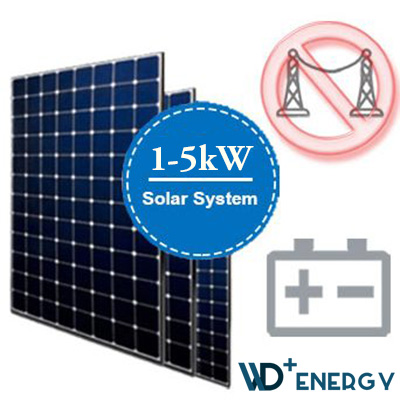 WD+ ENERGY 1KW TO 5KW OFF-GRID SOLAR POWER SYSTEM SELECTION SHEET