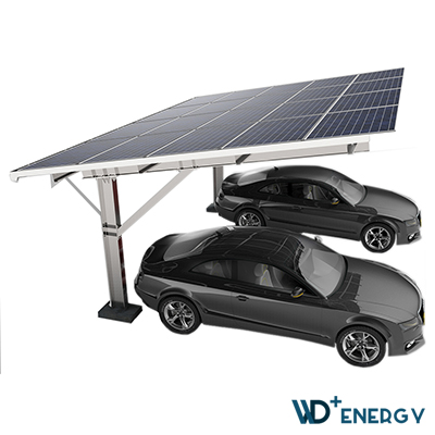 WD+ ENERGY SOLAR BRACKET SINGLE STEEL PILLAR CARPORT MOUNTING SYSTEM