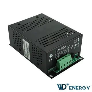 CARGADOR DE BATERÍA SERIE WD+ ENERGY BAC06A PARA GENERADORES DIESEL