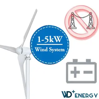 HOJA DE SELECCIÓN DEL SISTEMA DE ENERGÍA EÓLICA FUERA DE LA RED WD+ ENERGY 1KW-5KW