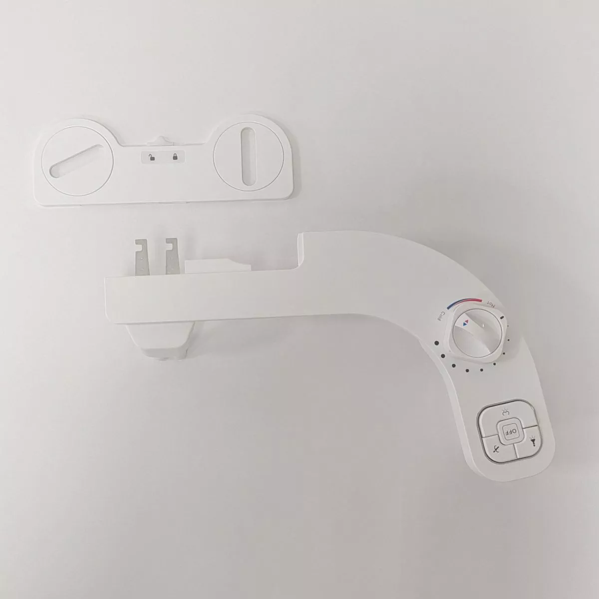 Cold and Hot Water Bidet attachment, Two Spraying Modes