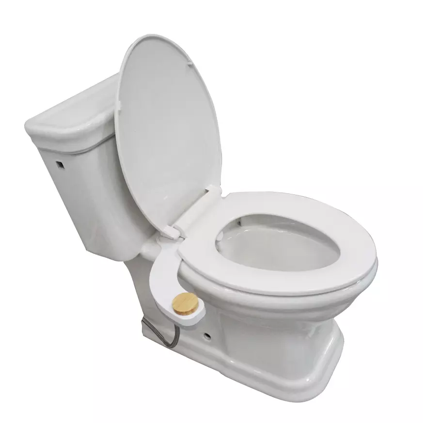 Non electric Single Nozzle Spray Bidet Attachment for Toilet
