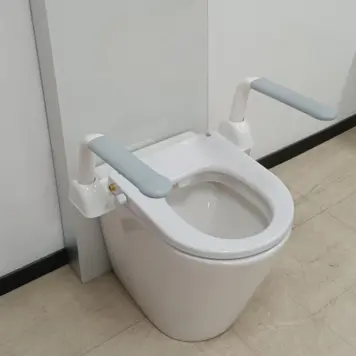 Foldable Toilet Handrail with Non-Slip Armrest