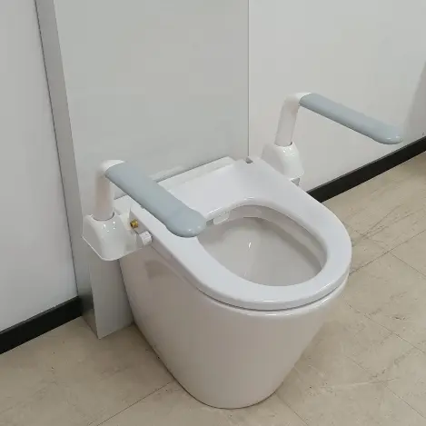 Foldable Toilet Handrail with Non-Slip Armrest
