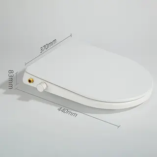 Electric Manual Bidet Toilet Seat, U shape, Cold Water
