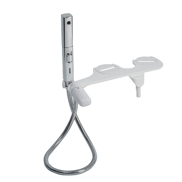 Chrome Toilet Mounted Handheld Bidet Sprayer
