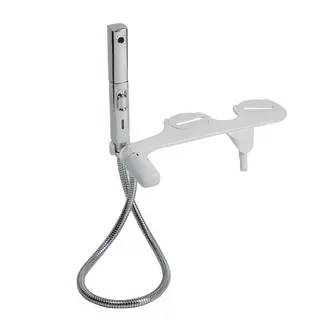 Chrome Toilet Mounted Handheld Bidet Sprayer