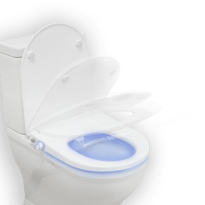LED Nightlight Heated Bidet for Toilet Seat
