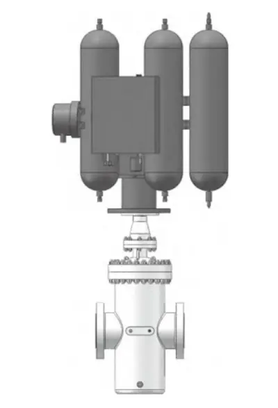 Three-dimensional model of the gate valve