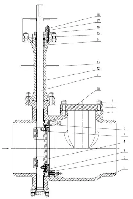 Side-mounted Cryogenic Butterfly Valve Structure