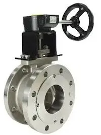 The Structure of A Common Eccentric Metal Seated Butterfly Valve