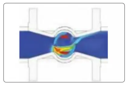 Cage plug valve with small opening, and bushing protection