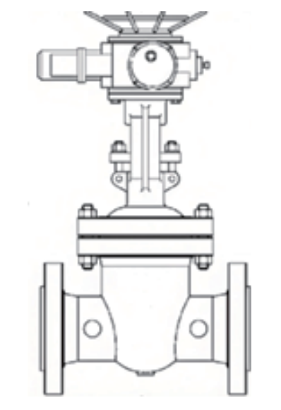 Electric Gate Valve Body Structure