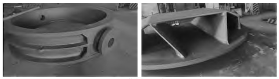 Photograph of the casting after cleaning