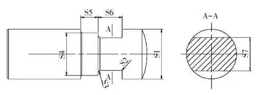 Screw T-head measurement dimensions