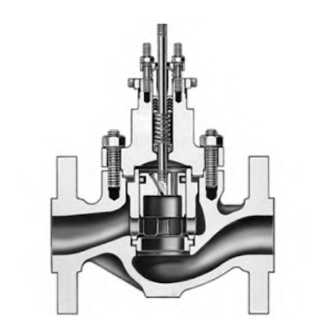 Schematic Diagram of the One-Piece Control Valve Bonnet Structure