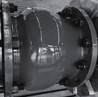 Axial-Flow Check Valve Opening Characteristics and Whistling Analysis
