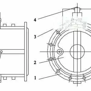 Slow closing butterfly check valves