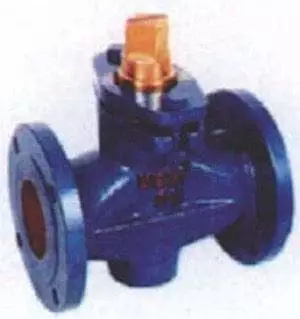 Outline drawing of the plug valve