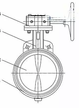 Low-pressure butterfly valves