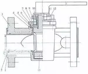 Main dimensions of the valve body